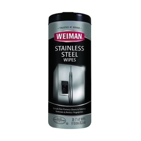 Weiman Weiman Fresh Clean Scent Stainless Steel Cleaner 30 pk Wipes 92